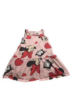 Toddler H&M Disney Pink Minnie Mouse Sleeveless Dress